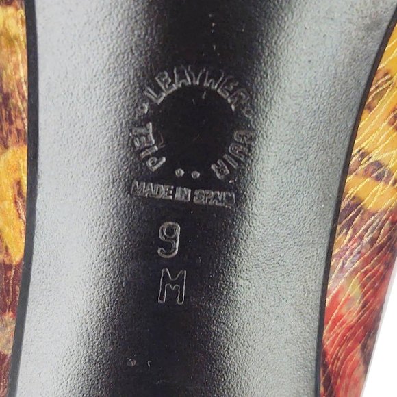 Patent stiletto graffiti print ankle boots - Picture 10 of 16